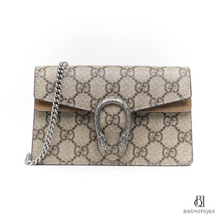 GUCCI DIONYSUS SUPER MINI BROWN GG MONOGRAM SHW