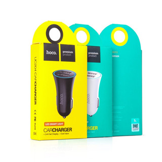 ชาร์จรถ hoco UC 204 car charger 2.4a 2USB