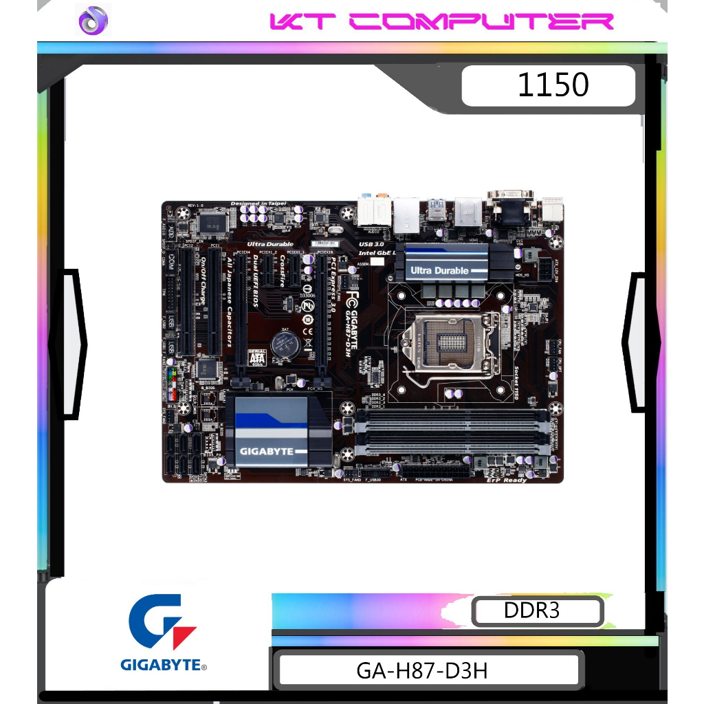1150/Mainboard/Gigabyte GA-H87-D3H/DDR3/GEN4-5