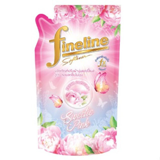 FINELINE ไฟน์ไลน์ น้ำยาปรับผ้านุ่ม สูตรแฮปปี้เนส สวีตตี้พิงค์ ถุงเติม 500 มล.[ทั้งหมด 5 ชิ้น]