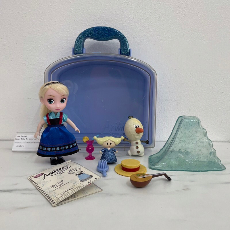 Disney Animator Collection Doll mini Elsa &amp; Olaf น้อง Elsa น่ารัก อุปกรณ์ครบตามรุ่นค่ะ 🙇‍♀️