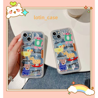 🎁ส่งของขวัญ🎁เคสไอโฟน สำหรับ 11 14 for iPhone Case 13 12 Pro Max การ์ตูน น่ารัก น่าสนใจ ป้องกันการตก เคสโทรศัพท์