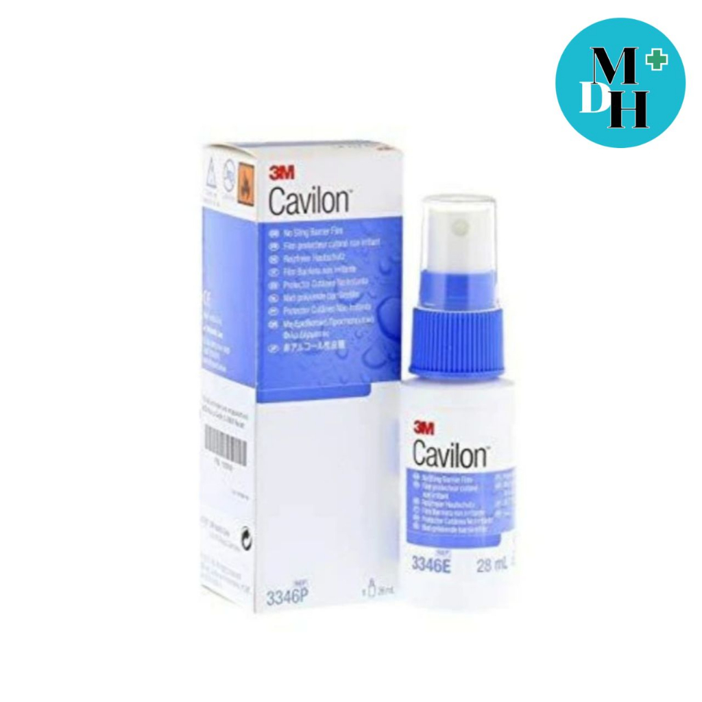 3M Cavilon No Sting Barrier Film Protects Skin Spray คาวิลอน ฟิล์มเคลือบ บนผิวหนัง ขนาด 28 ml 03135