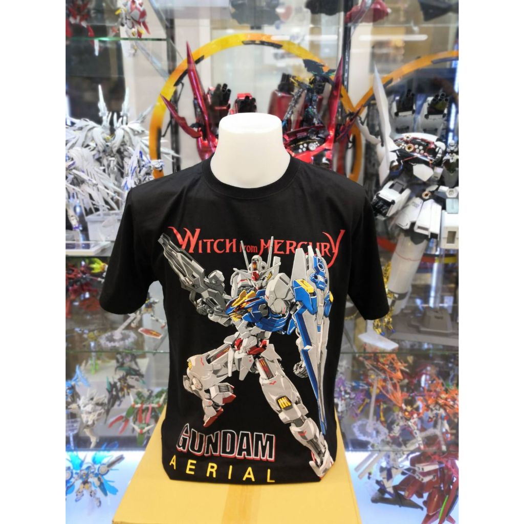 โล๊ะ Stock 8 ตัว คละ T-Shirt cotton100% เสื้อกันดั้ม Gundam สกรีนเกรด A งานดี
