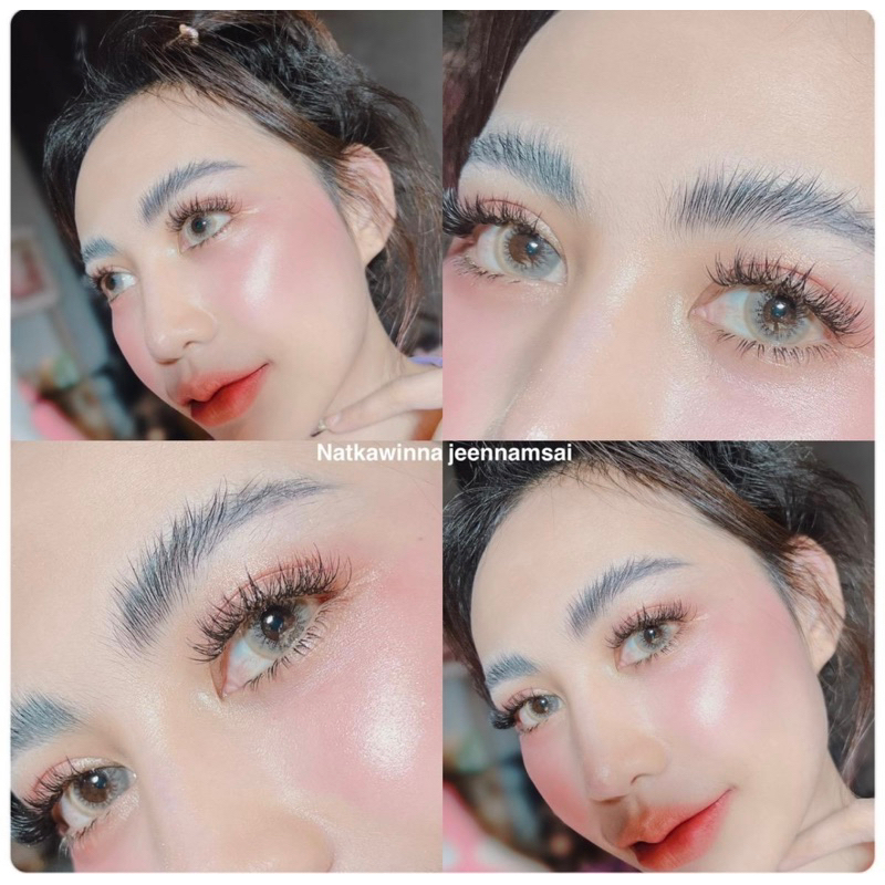 💕 [ มีค่าสายตา ] คอนแทคเลนส์ Pony ( wing ) ตานัวๆ ไม่มีขอบ