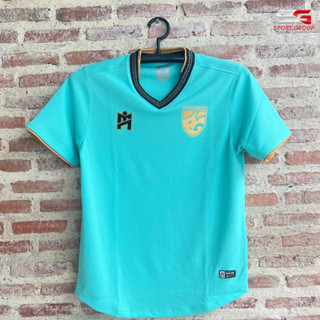 IMANE เสื้อกีฬาคอวี เสื้อฟุตบอลโลโก้ทีมชาติ(ช้างศึก) DIY  IMA1 003