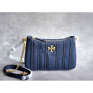 พร้อมส่ง 🔥Sale 11599🔥 ราคาดีงาม งาน Shop งานshop Tory Burch  Kira Denim Mini Bag