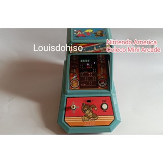 ของแท้มือสอง เกม Nintendo Donkey Kong 1981 Nintendo Coleco Table Top  Mini Arcade Game Donkey kong เกมตู้