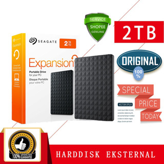 【Ready Stock】Seagate Hard Disk 1TB 2TB HDD ฮาร์ดดิสก์  USB 3.0 ฮาร์ดไดรฟ์ภายนอก ที่เก็บข้อมูลแบบพกพา รับประกัน 3 ปี