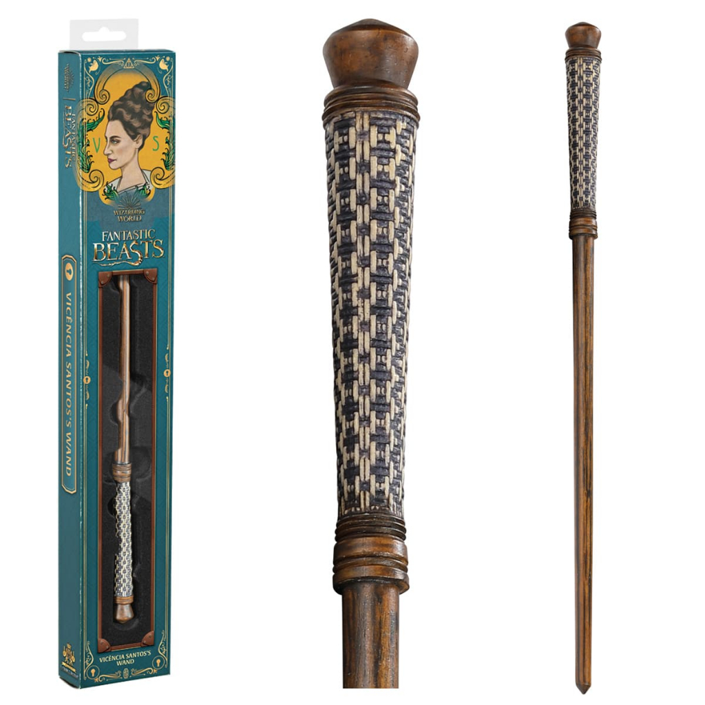 Noble Collection Fantastic Beasts Vicencia Santos Wand with Character Box