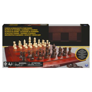 Cardinal Wood Chess &amp; Draughts Checker ชุดหมากรุกไม้หมากฮอส