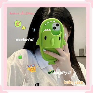 ❤️จัดส่งภายใน24ชม❤️เคสไอโฟน สำหรับ 11 13 for iPhone Case 14 12 Pro Max น่ารัก รองเท้าแตะ กันกระแทก ปกป้อง เคสโทรศัพท์