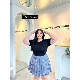 🔥Plussize🔥กระโปรงคนอ้วน🔥 Freesize 34-44"