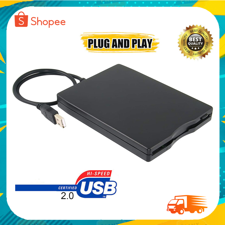 USB Floppy Drive 3.5inch USB External Floppy Disk Drive Portable 1.44