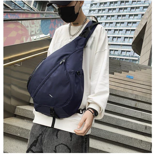 กระเป๋าผู้ชายสะพายคาดอก รุ่น N709 ขนาดใหญ่ ผ้าไนล่อน ช่องใส่ของใหญ่ สายปรับได้ 4สี (ดำ/เทา/น้ำเงิน/เขียว)