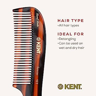 หวี KENT 10T Handmade 199mm Large Handled Rake Comb