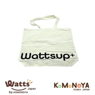 KOMONOYA ถุงผ้า WATTS UP+ สีขาว