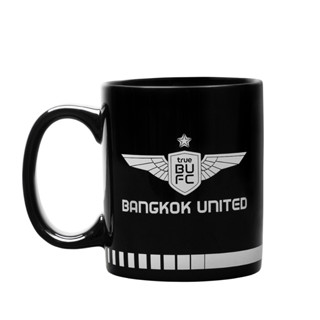 แก้วน้ำสีดำ แถบขาว TRUE BANGKOK UNITED 2022/2023 MUG