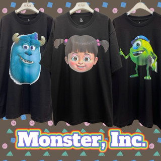 monster, inc. เสื้อoversize คอตต้อน100% สกรีนDFT