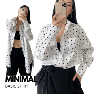 ใส่โค้ด WYVSJX ลดทันที 65 บาท เมื่อซื้อขั้นต่ำ 500 บาท  &gt;&gt; เสื้อเชิ้ตผ้า cotton silk รุ่น MINIMAL BASIC SHIRT