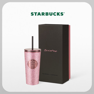 Starbucks Stainless Steel Bling BLACKPINK Cold Cup 16oz. ทัมเบลอร์สตาร์บัคส์สแตนเลสสตีล ขนาด 16ออนซ์