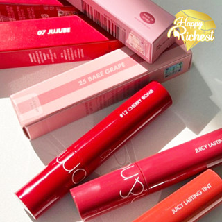 ⚡️Sale⚡️แท้100%⚡️ Juicy Lasting Tint 5.5g/Laneige lip 3g ลิปสีฉ่ำวาว สีสันสดใสจากโรแมนด์ลิปโลแมน พร้อมส่งสีใหม่