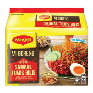 MAGGI Mi Goreng Sambal Tumis Bilis (10 Packs X 75g)