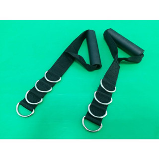 อุปกรณ์เคเบิ้ล มือจับ โฟมนิ่ม Nylon Cable Handle Durable Foam Handle แบบ 4 ห่วง (1 คู่)