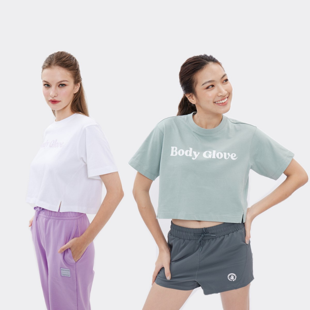 BODY GLOVE Women's SC Crop T-Shirt 2023 - เสื้อยืดครอป ผู้หญิง รวมสี