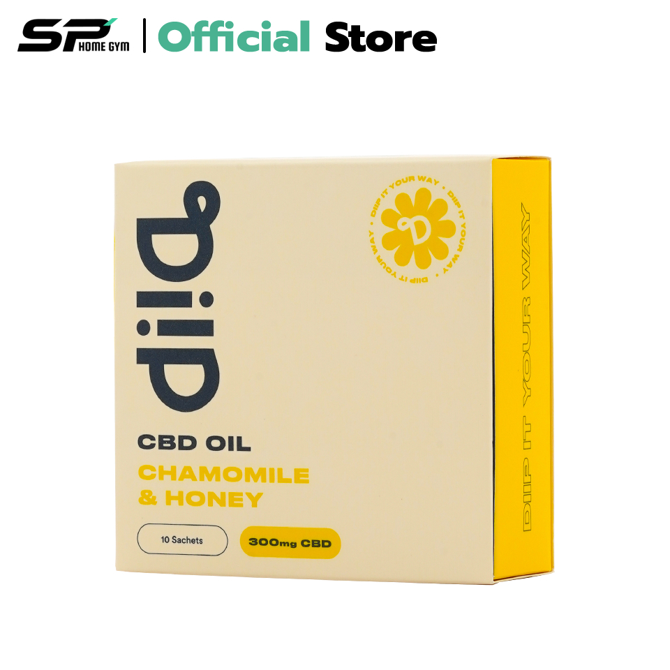 Diip CBD Oil Chamomile & honney น้ำมันซี.บี.ดี 300 มก. รส คาโมลมายด์ และน้ำผึ้ง (10 ซอง)