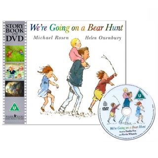 ปกอ่อน Were Going on a Bear Hunt, By Michael Rosen, Ages:0-5 สินค้าขายดี หนังสือเด็ก หนังสือภาษาอังกฤษ นิทา