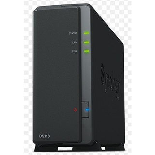 Nas DiskStation DS118 NAS แบบ 1-bay สมรรถนะสูงสำหรับสำนักงานขนาดเล็กและผู้ใช้งานภายในบ้าน