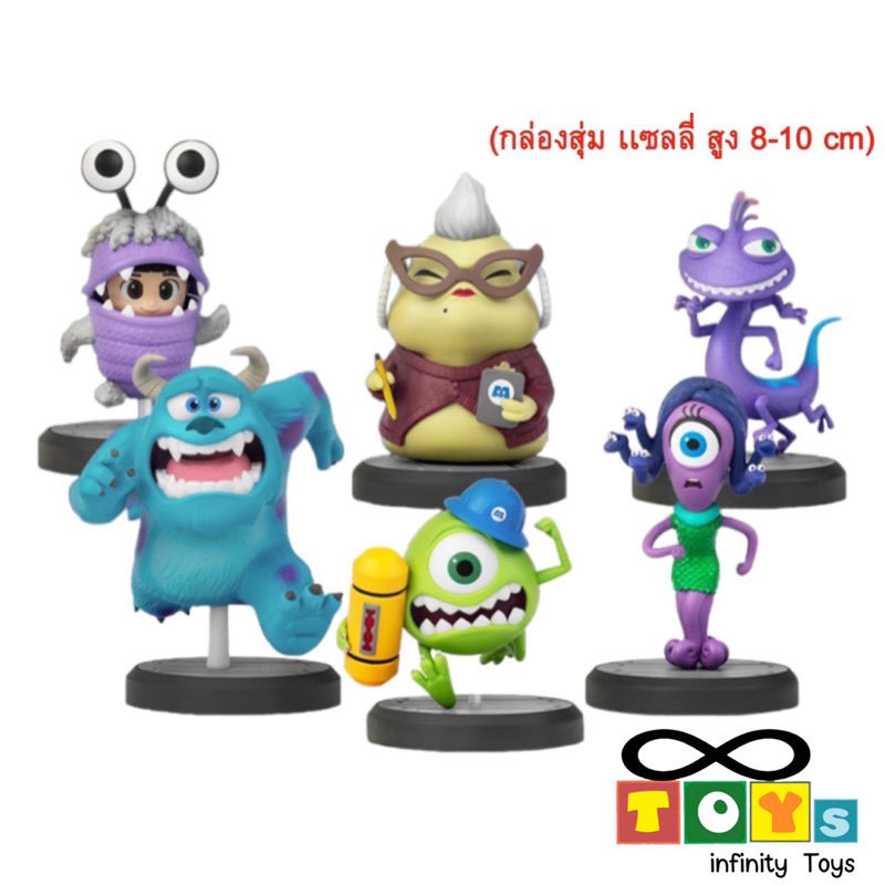 โมเดล ซัลลี่ Monster Inc กล่องสุ่ม ยกเซต มี6กล่อง/6ตัว