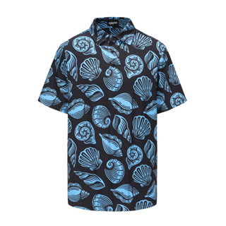 เสื้อกอล์ฟ Hawaiian Kaipar SEASHELLS Performance Golf Shirt LIMITED KAHUNA COLLECTION