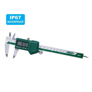 เวอร์เนียร์ดิจิตอล 8" (200mm) กันน้ำ กันฝุ่น IP67 Waterproof Digital Caliper INSIZE 1118-200B