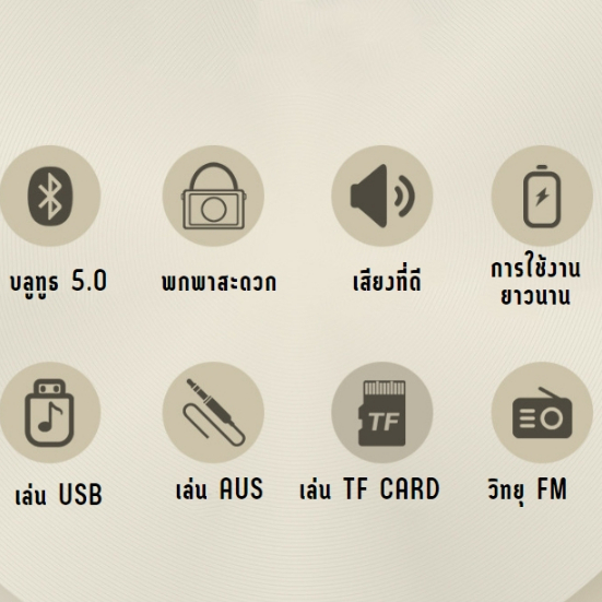 ID888 ลำโพงบลูทูธ Bluetooth บลูทูธไร้สาย ขนาดพกพา เสียงดี รูปที่ 4