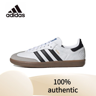 (ของแท้ 100%) adidas originals Samba รองเท้าผ้าใบลำลองและสบายสำหรับผู้ชายและผู้หญิง