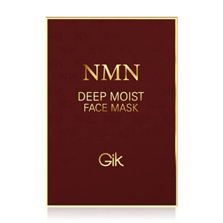 Gik NMN Deep Moist Face Mask แผ่นมาส์กหน้ามอยเจอร์ไรเซอร์ [28ml x 10 Sheets] เติมเต็มความชุ่มชื้นให้กับผิวหน้าอย่างล้ำลึ