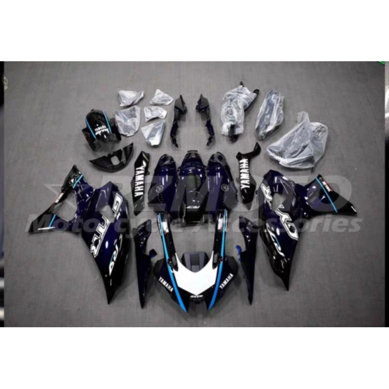 ชุดแฟริ่ง yamaha YZF r7 ปี21 23ชุดสีแต่งเปลือกมอเตอร์ไซค์วัสดุ ABS ครอบเฟรมข้างขวาซ้ายด้านหน้าหลังขอ