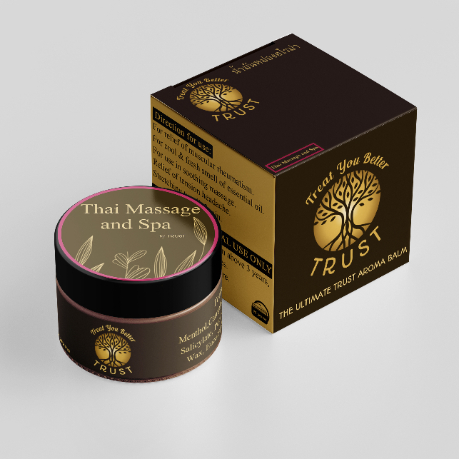 TRUST Aroma ยาหม่อง กลิ่น ไทยสปา ขนาด S น้ำมันนวด balm