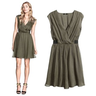 H: Green Olive Dress