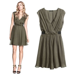 H: Green Olive Dress