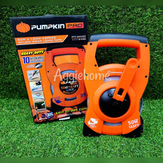 PUMPKIN เทปวัดระยะ รุ่น PTT-3XN50 (11113-N50) 3 SPEED 50M. สายเหล็ก ตลับเมตร สายวัดระยะ