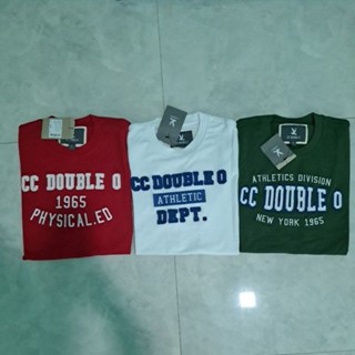 เสื้อยืดกราฟฟิคชายccdoubleoแท้