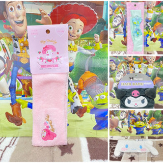 Sanrio Disney Japan ผ้าคาดผม ผ้าคาดผมแต่งหน้า ใหม่จากญี่ปุ่น my melody kuromi ariel cinnamoroll