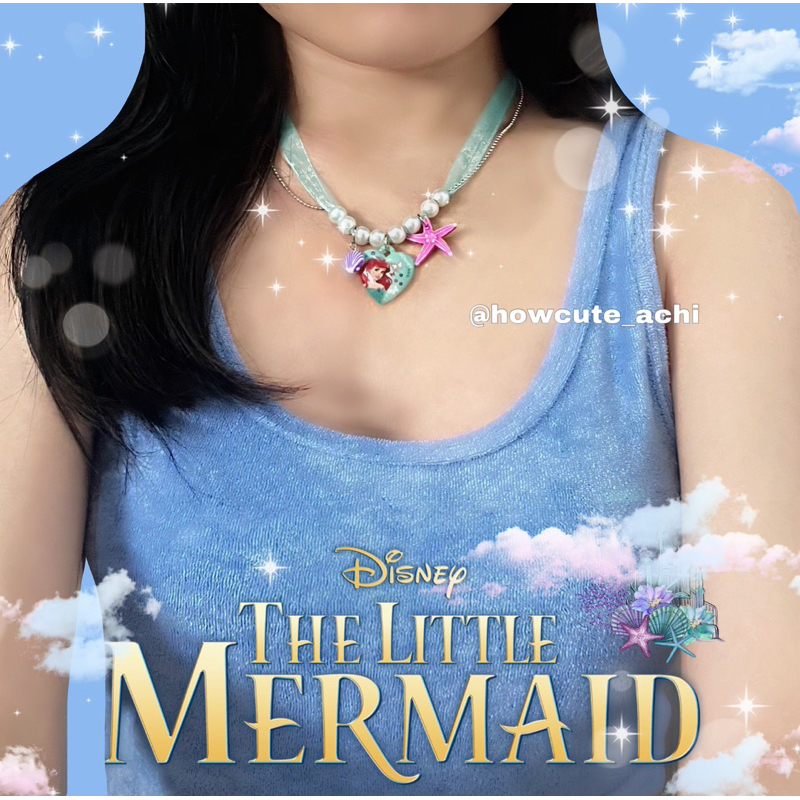 ยอดฮิตในtiktok สร้อย กำไล “ ลิขสิทธิ์แท้ “ disney แอเรียล