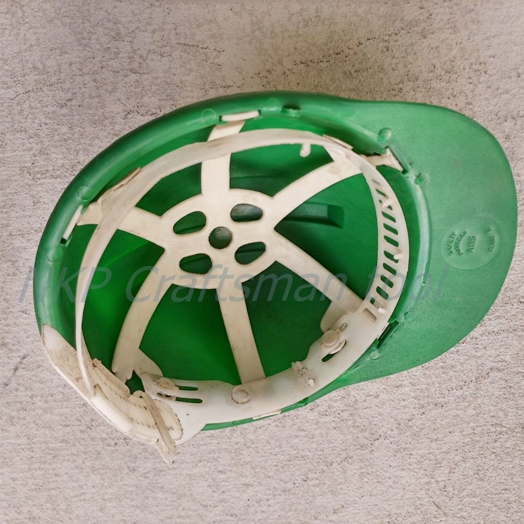 หมวกเซฟตี้ นิรภัย ป้องกันภัย สีเขียว ราคาถูก ระบายอากาศได้ดี - รูปที่ 4