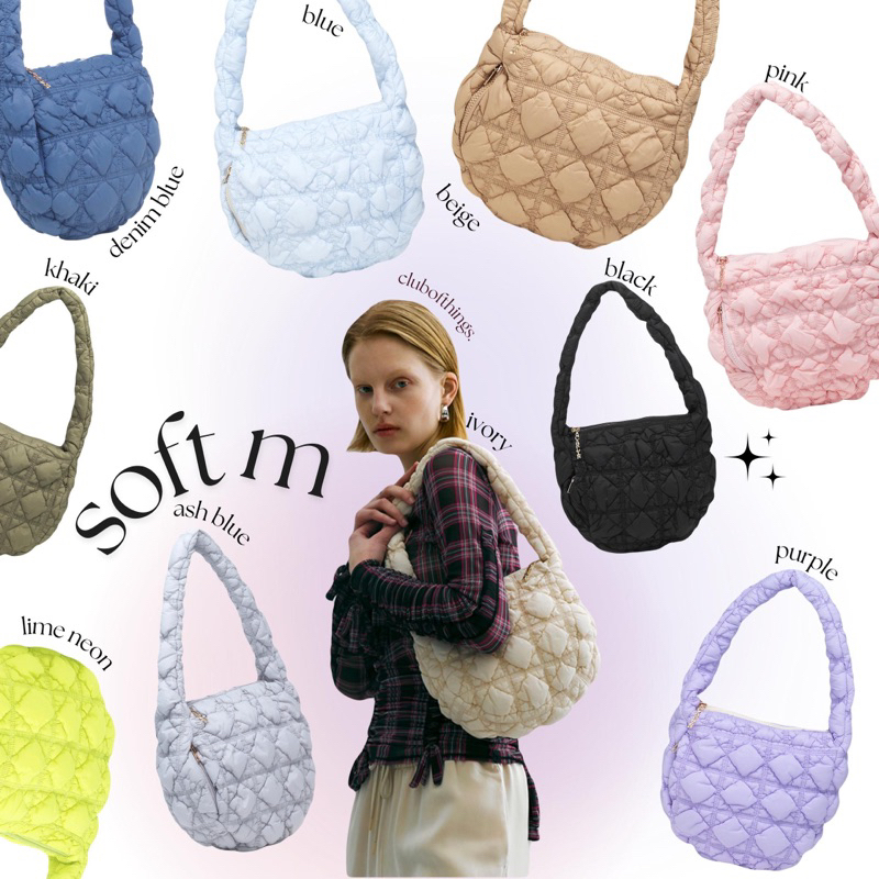 ꒰ 𝒑𝒓𝒆-𝒐𝒓𝒅𝒆𝒓 ꒱ carlyn soft m bag 10 สี — ของแท้จากเกาหลี🇰🇷