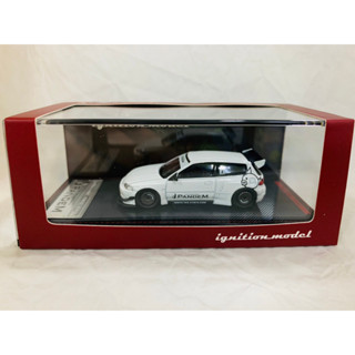 IGNITION MODEL #PANDEM HONDA CIVIC EG6 (White)Scale1:64