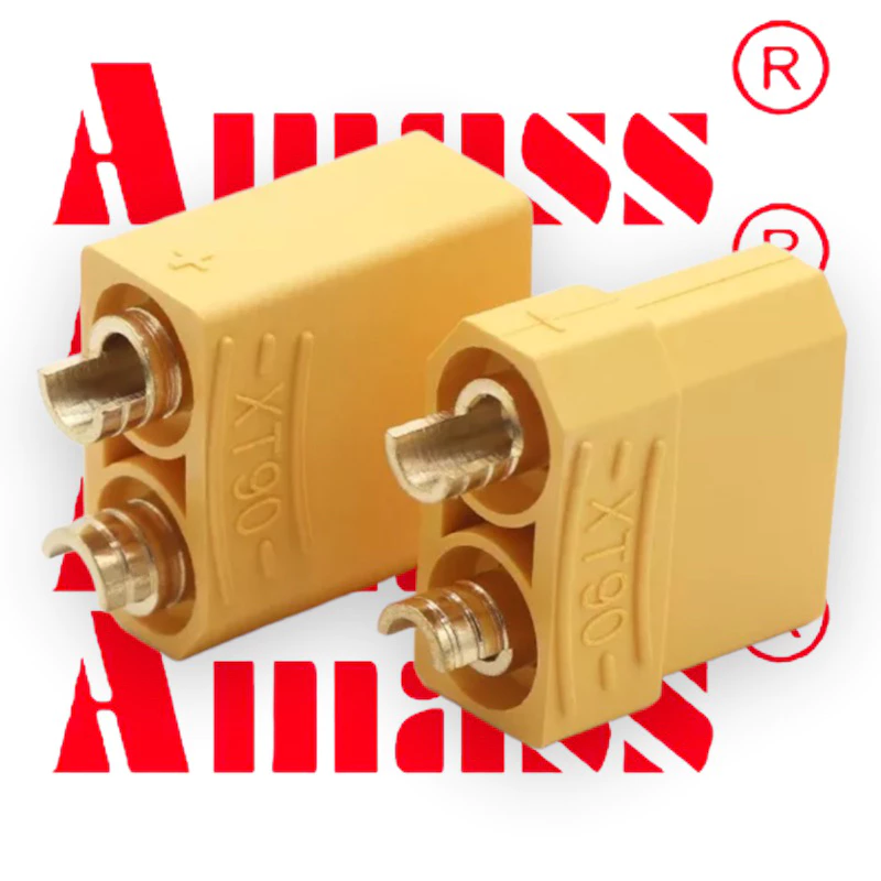 Amass XT30 / XT60 / XT90 ของแท้ (1 คู่) ปลั๊กขั้วต่อแบตเตอรี่ RC ทนกระแสสูง พร้อมฝาหุ้มกันช็อต สำหรับโดรนและงาน DIY thumbnail 3